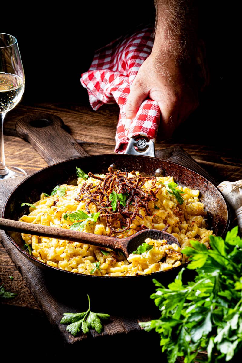 Käsespätzle Food Fotografie